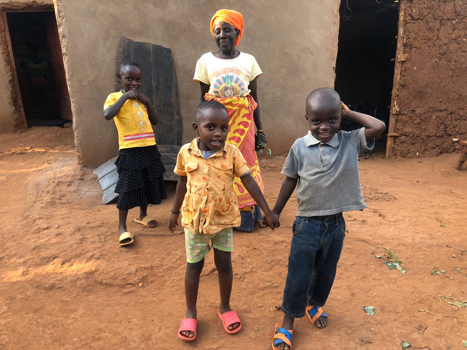 Emilienne's family in Rwanda